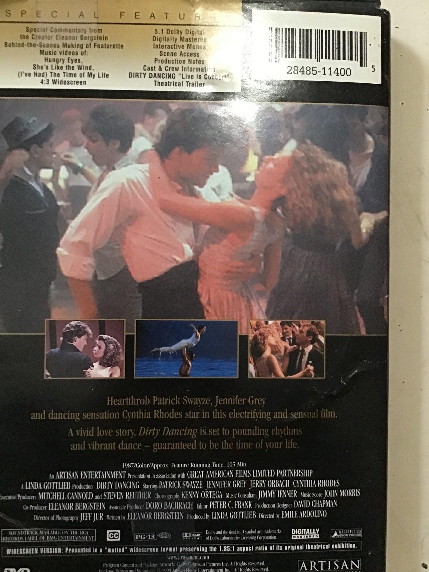 Dirty Dancing dvd signed