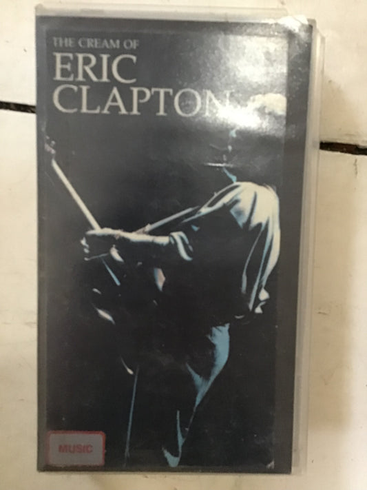 Cream of Eric Clapton vhs signed