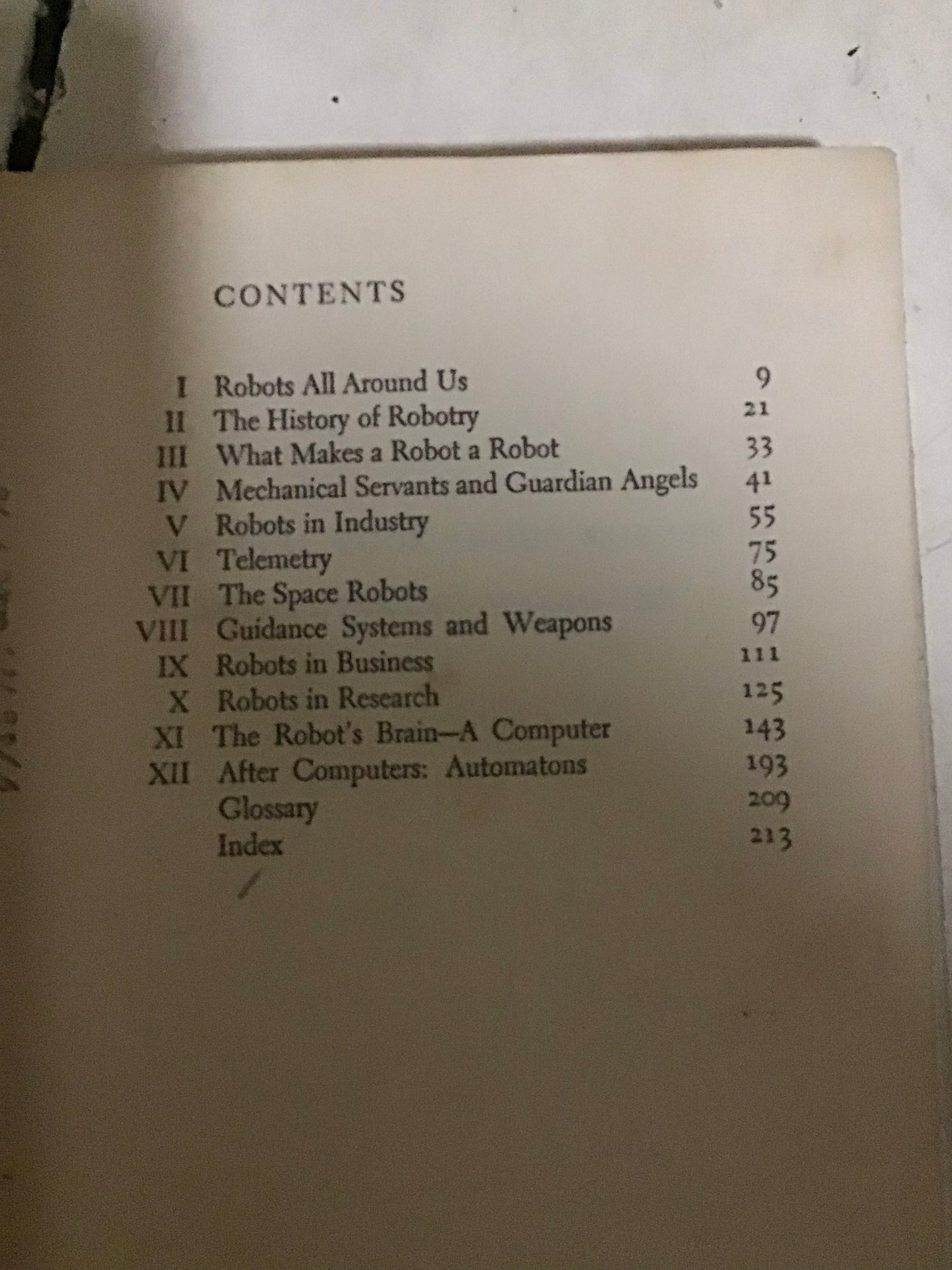 1961 first edition the real book about robots and thinking machines