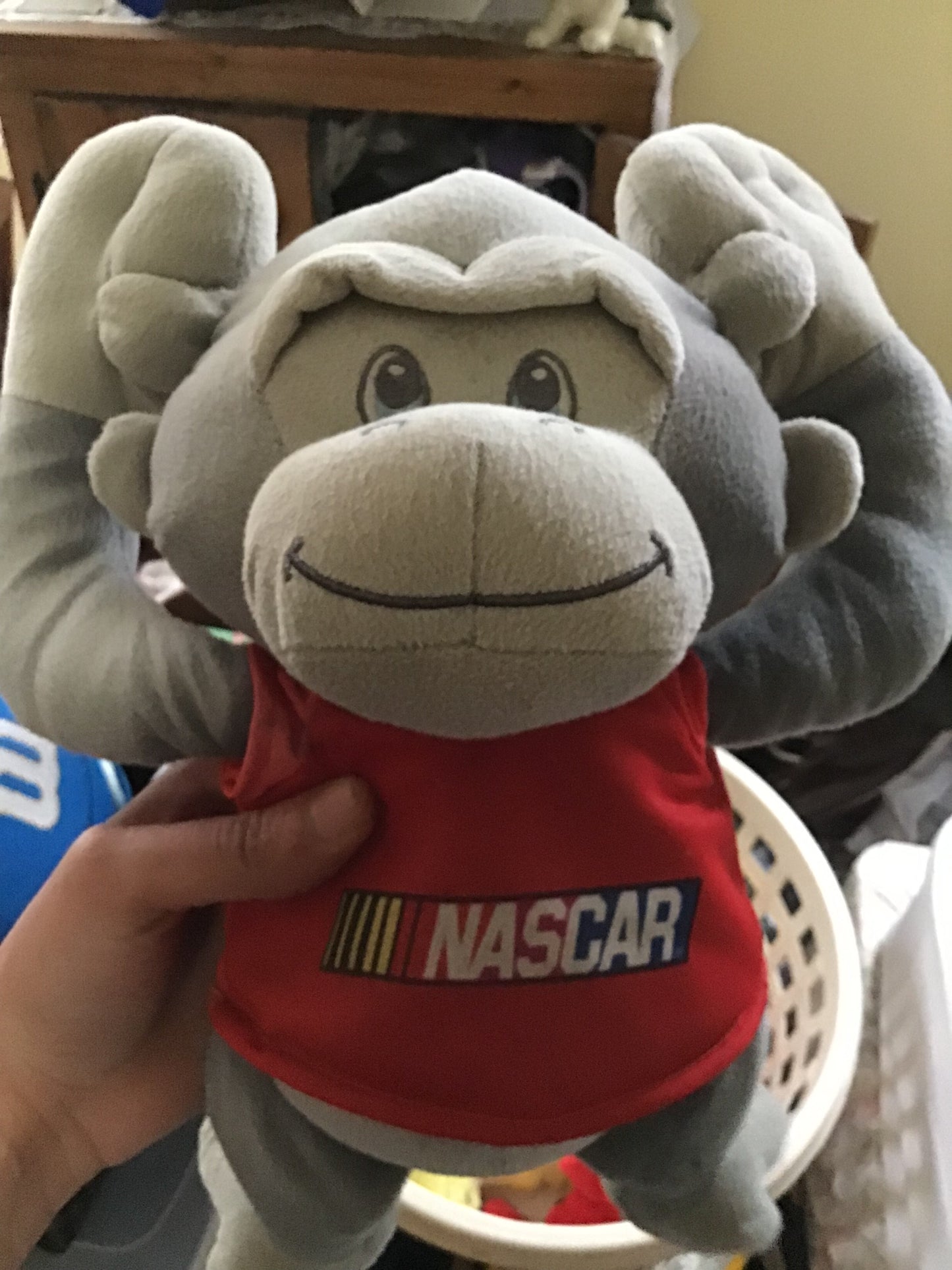 NASCAR monkey stuffed animal