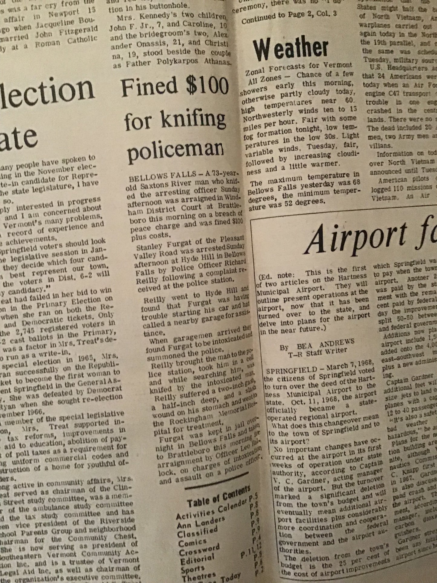 October 21st 1968 times reporter newspaper