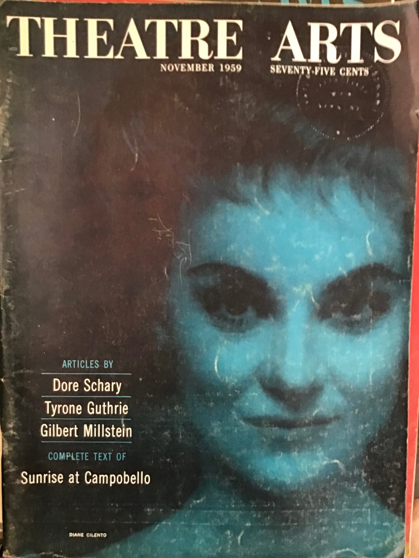 Theater arts magazines 50s-60s