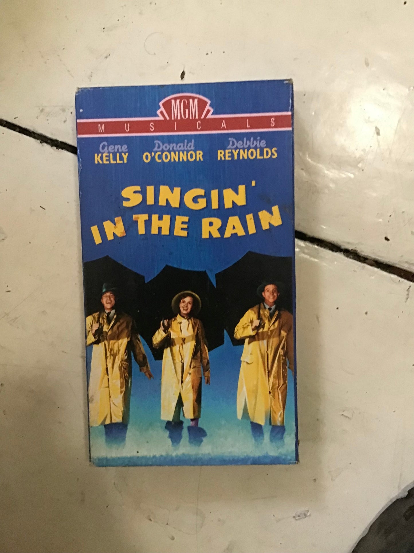 Singing in the rain VHS signed