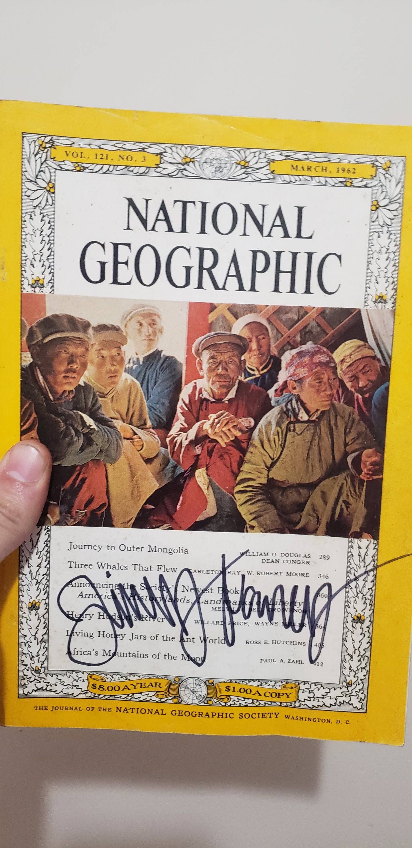 Signed National Geographics (90s-60s)