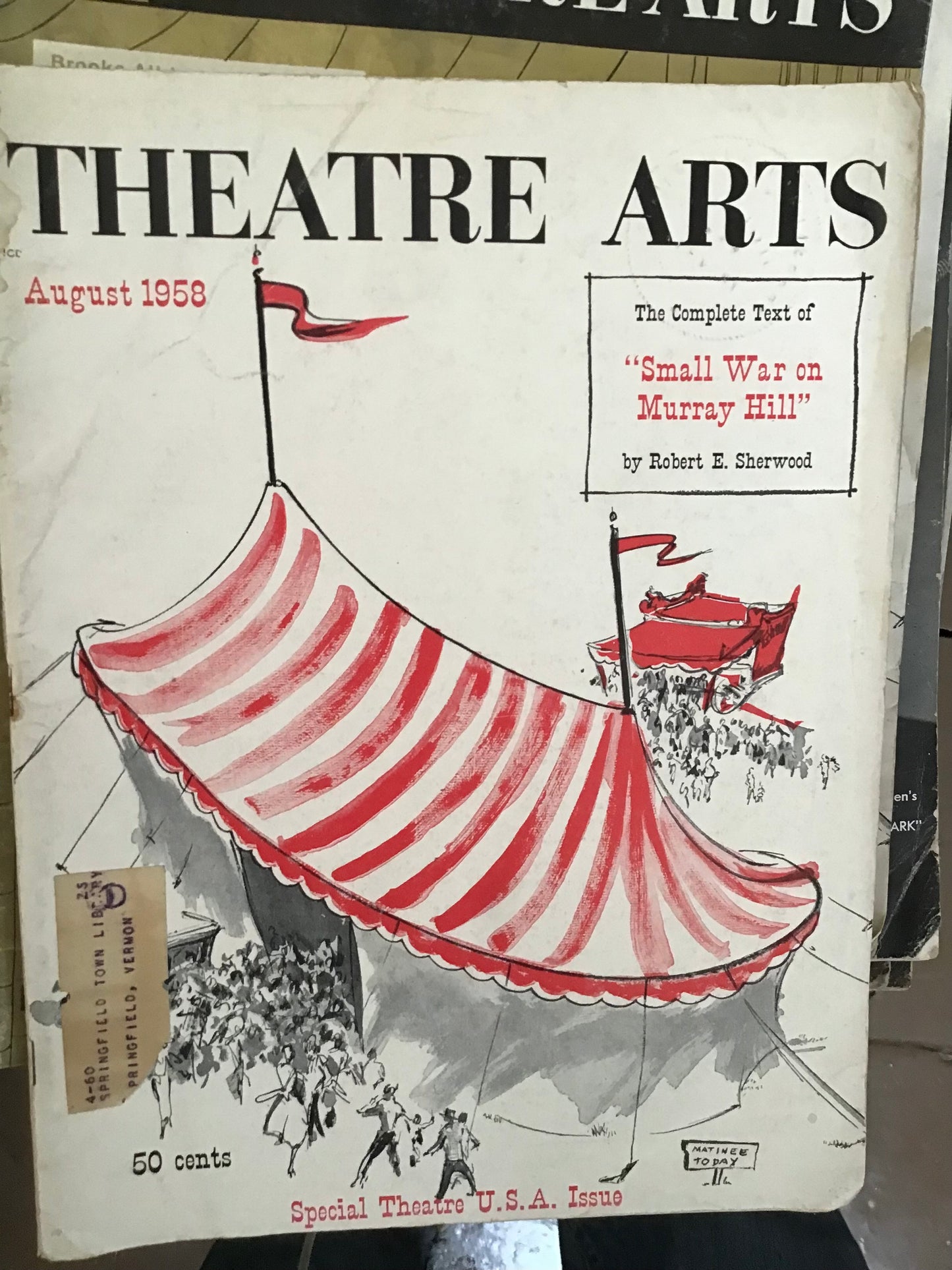 Theater arts magazines 50s-60s