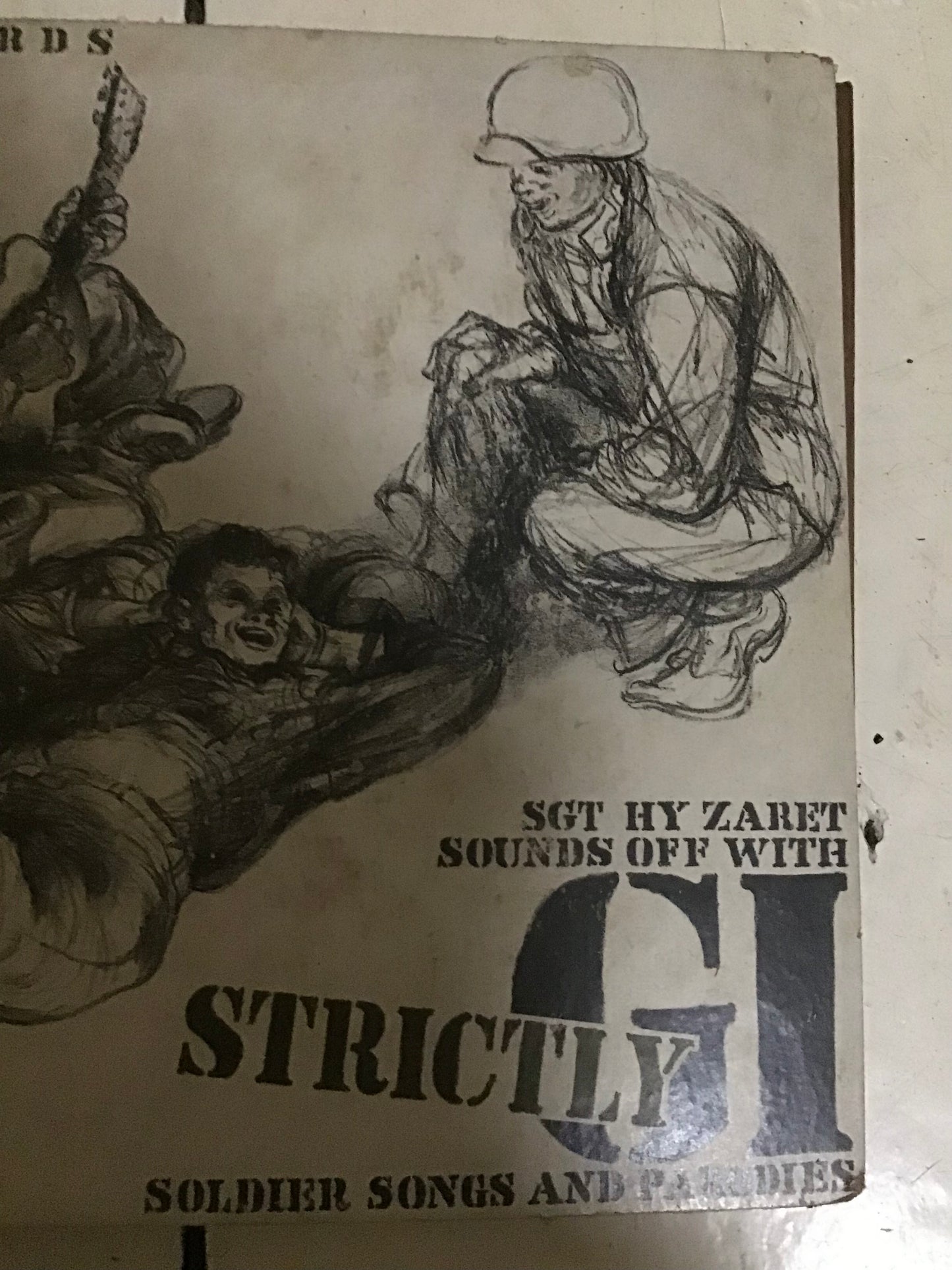 Antique 72 victrola Strictly GI soldier songs and parodies by SGT Hy Zaret