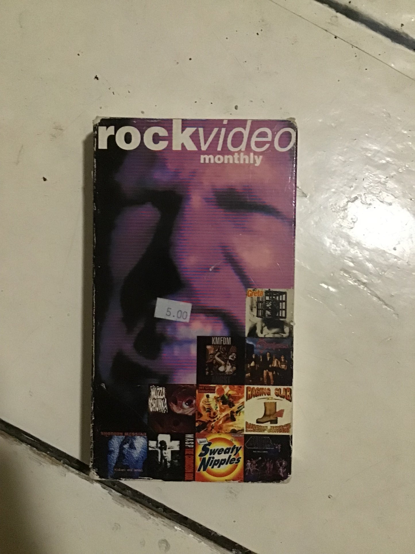 Rock Video Monthly VHS April 1994 signed