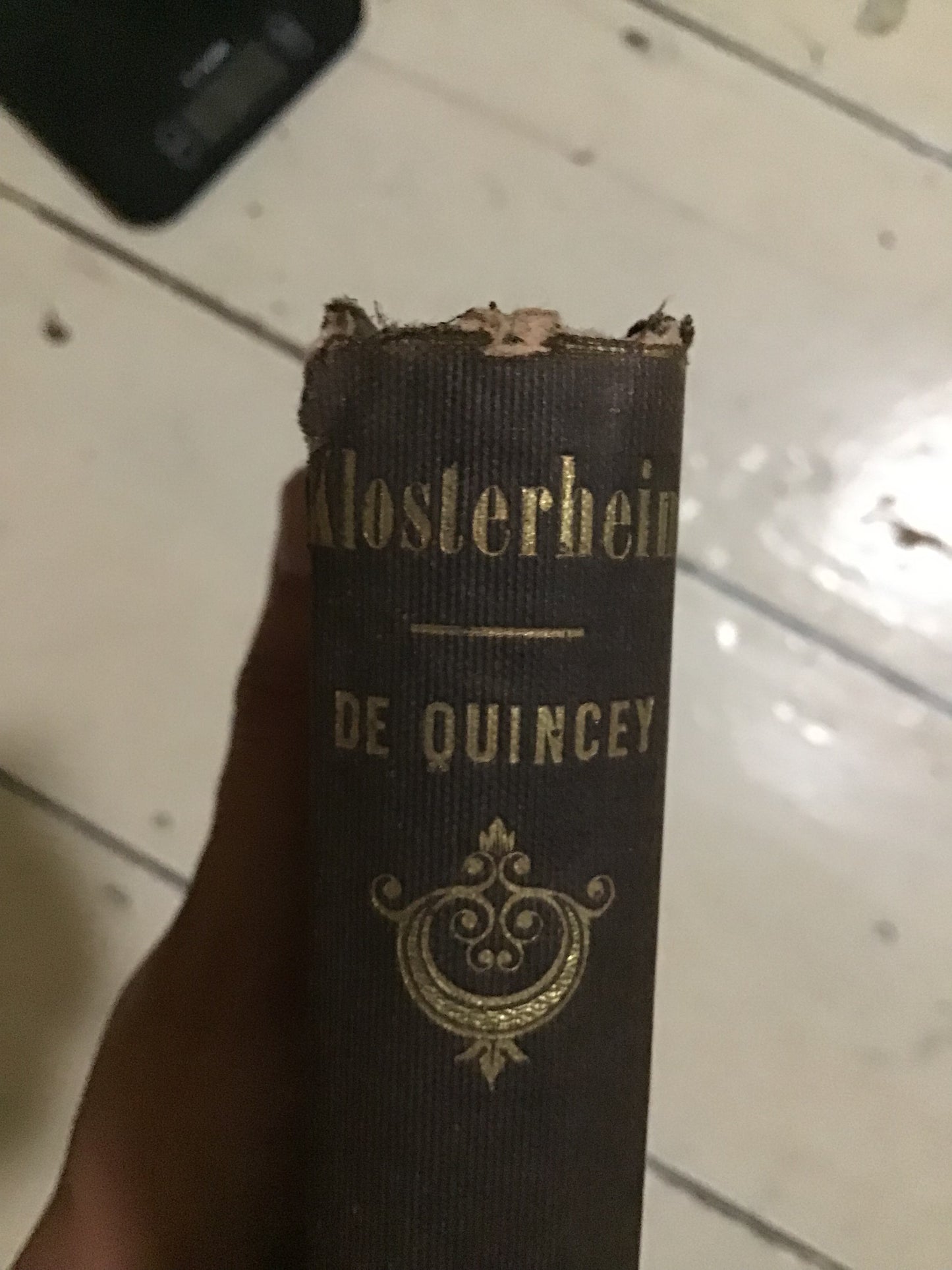 1855 klosterheim or the mask by Thomas De Quincy