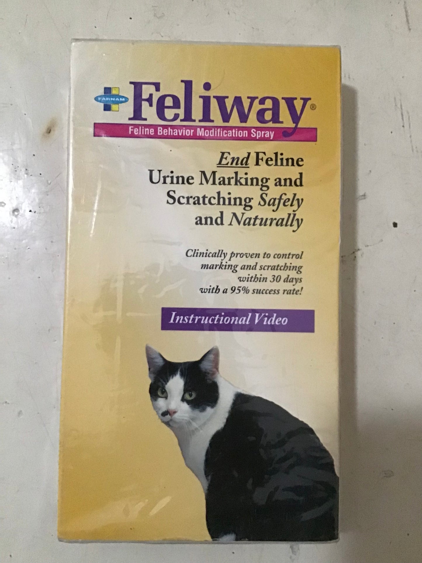 Feline Behavior Modification Spray SEALED VHS signed