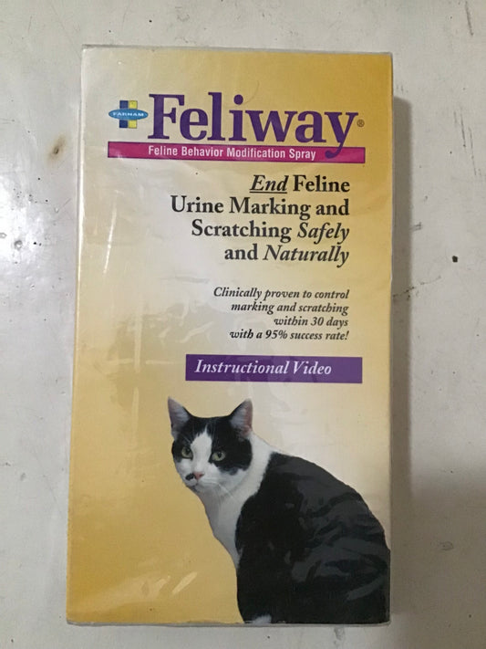 Feline Behavior Modification Spray SEALED VHS signed