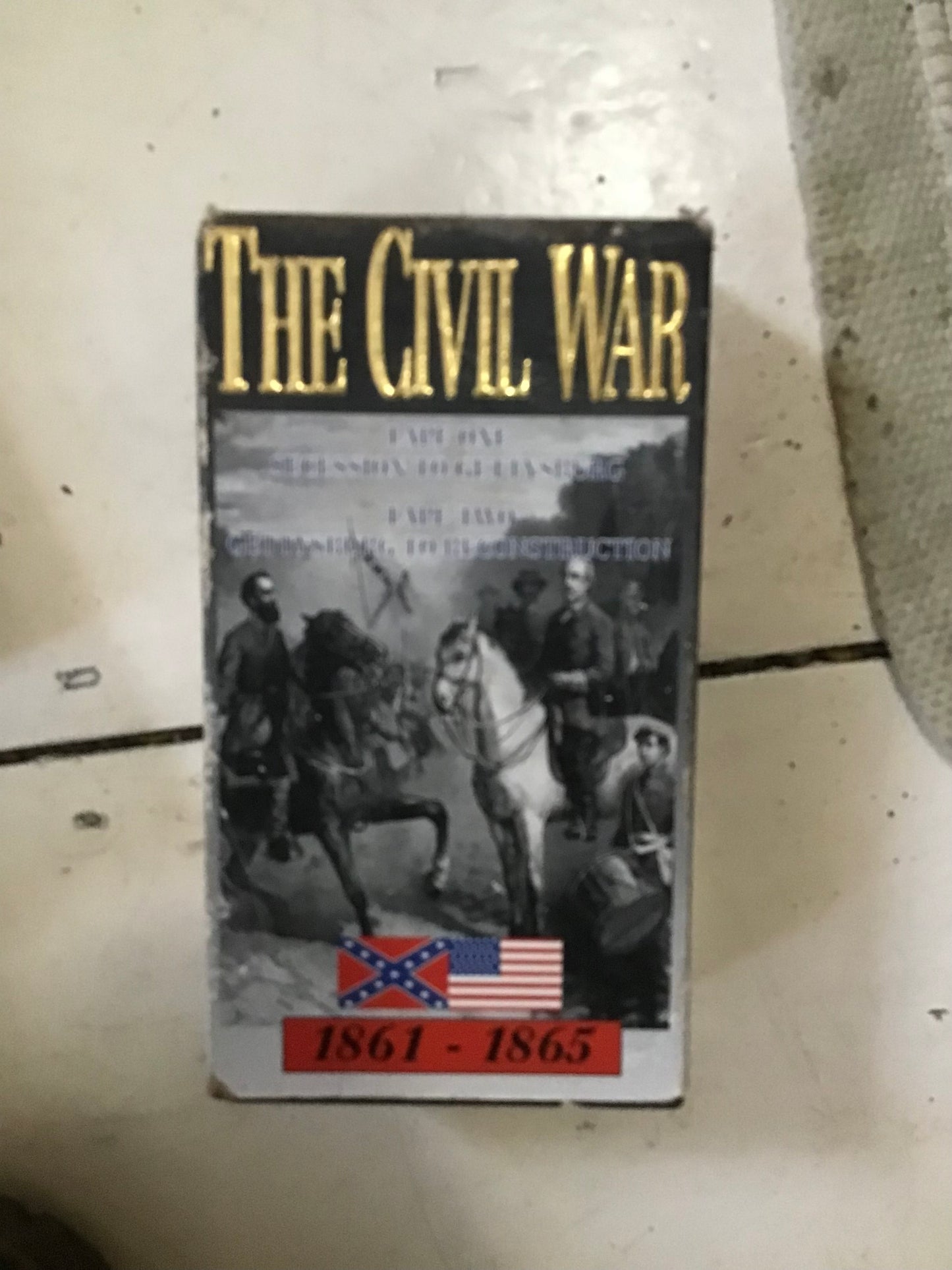 The civil war ghettysburg vhs signed