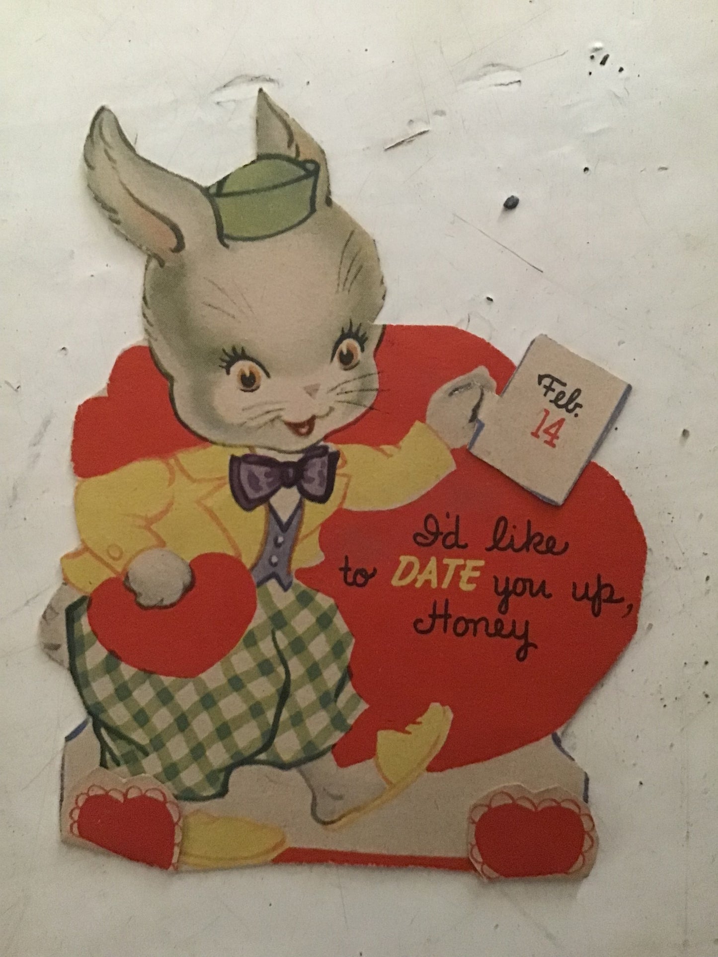 Rabbit Valentine’s card