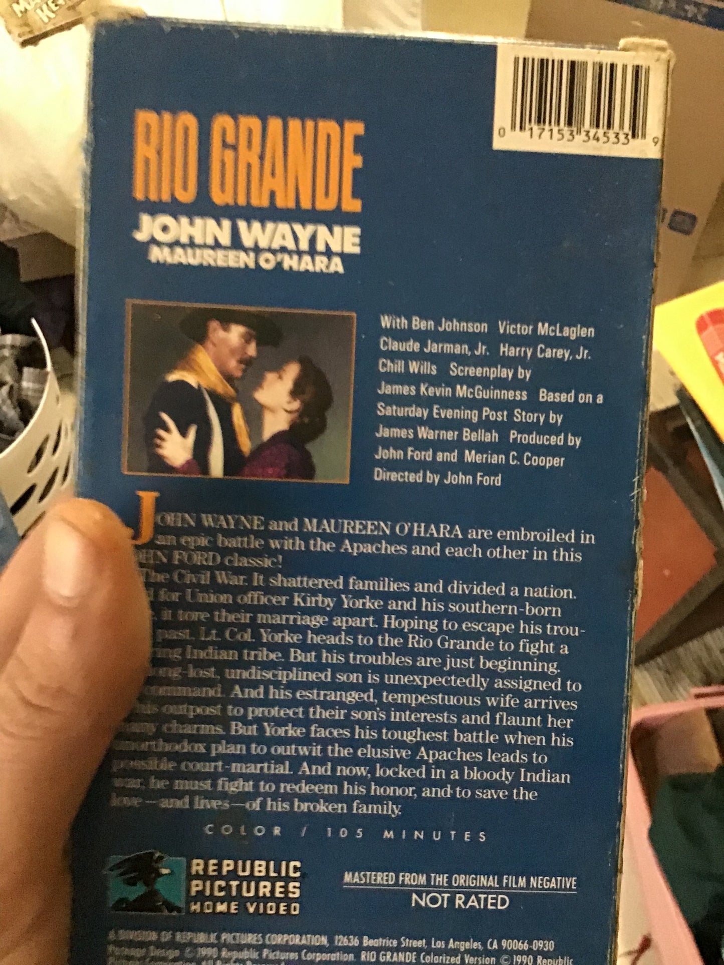 John Wayne Rio Grande VHS