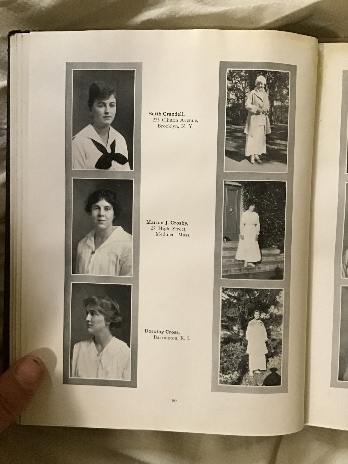 1916 Wellesley college yearbook “legenda” signed or unsigned