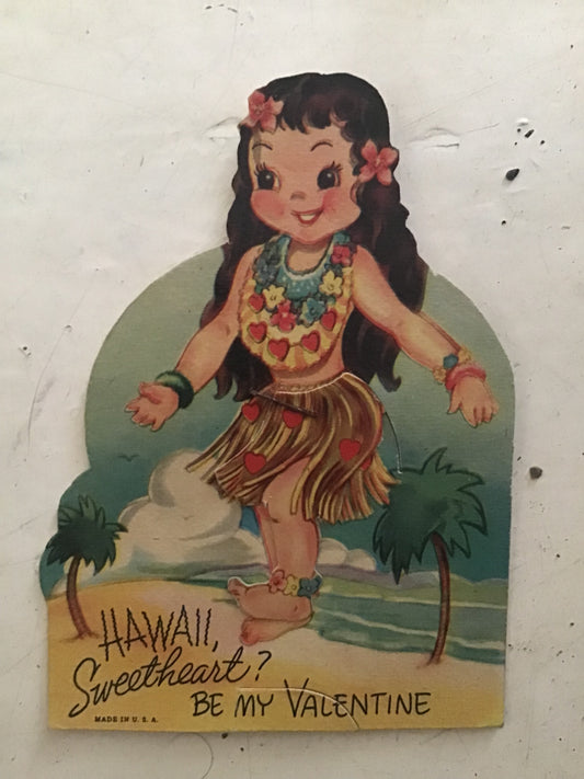 Hawaii Valentine’s card