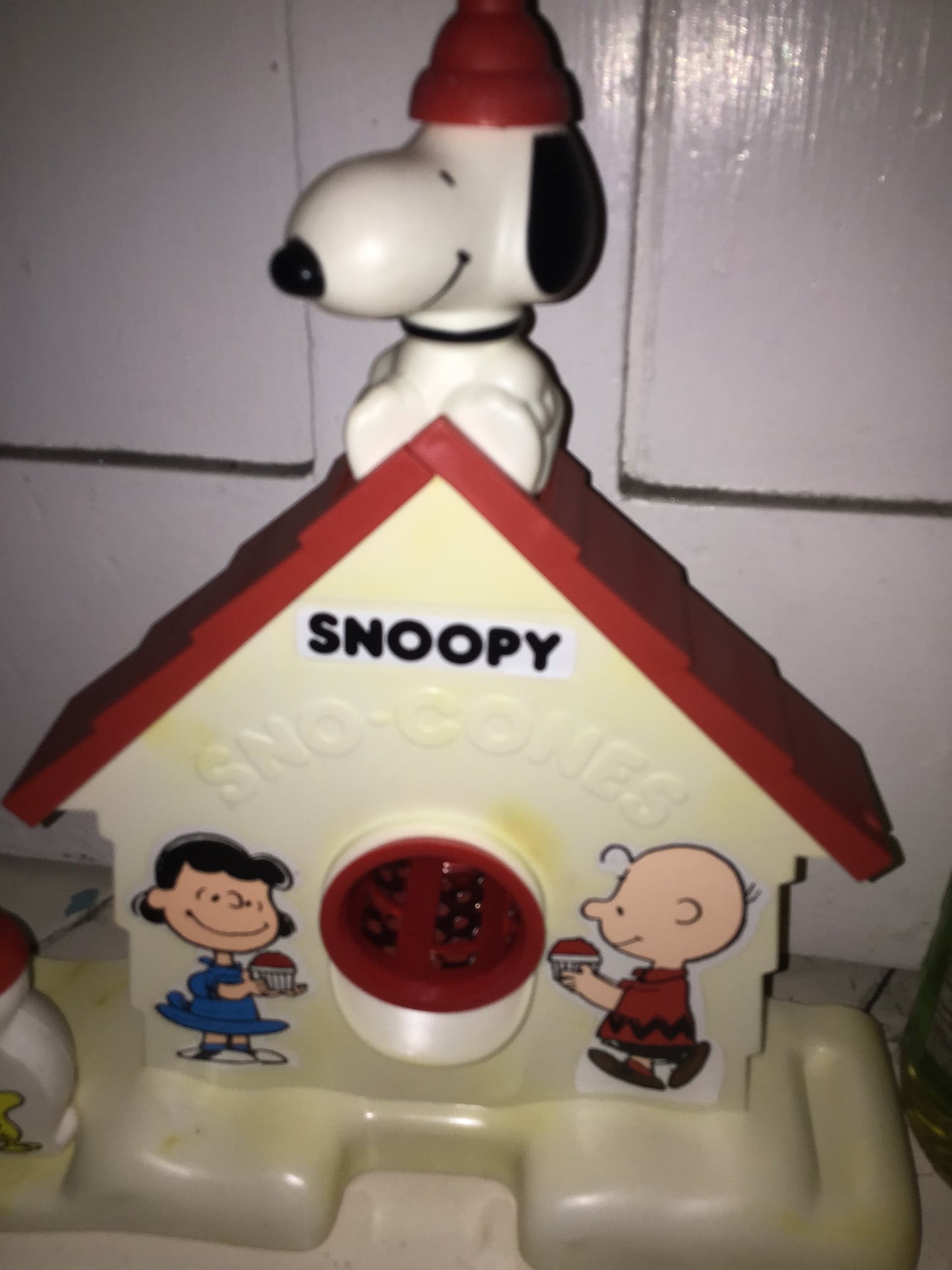 1965 Snoopy Sno-Cone Machine In Box Signed