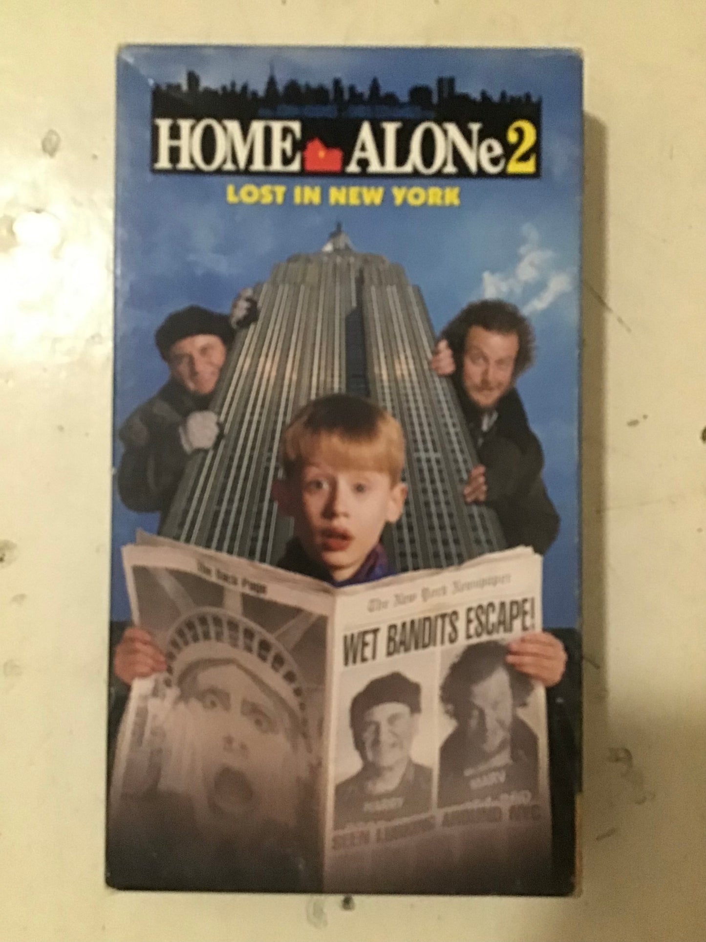 Home Alone 2 VHS signed